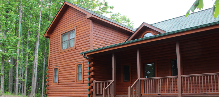 Log Home Staining in Earl,  North Carolina
