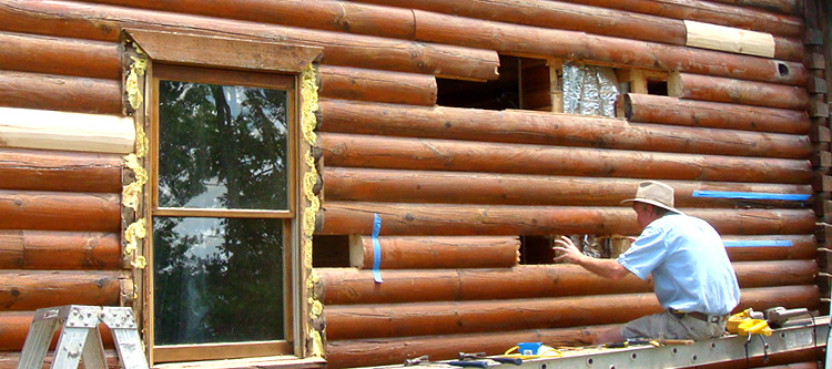 Log Home Repair Casar,  North Carolina